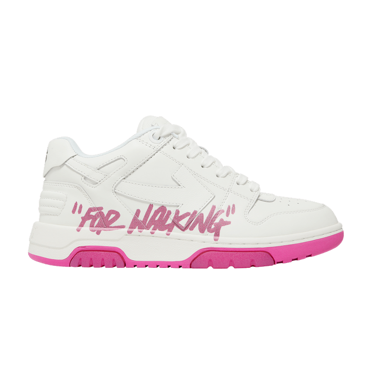 Off-White Wmns Out of Office 'For Walking - White Fuchsia' — White/Fuchsia