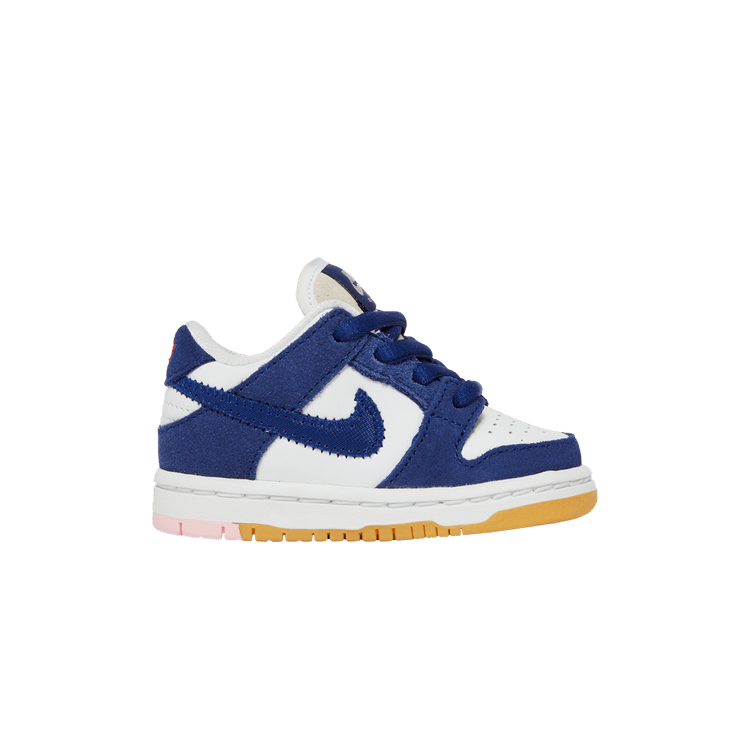 Nike Dunk Low SB TD 'Los Angeles Dodgers' — Deep Royal Blue/White/Sport Red/Gum Light Brown