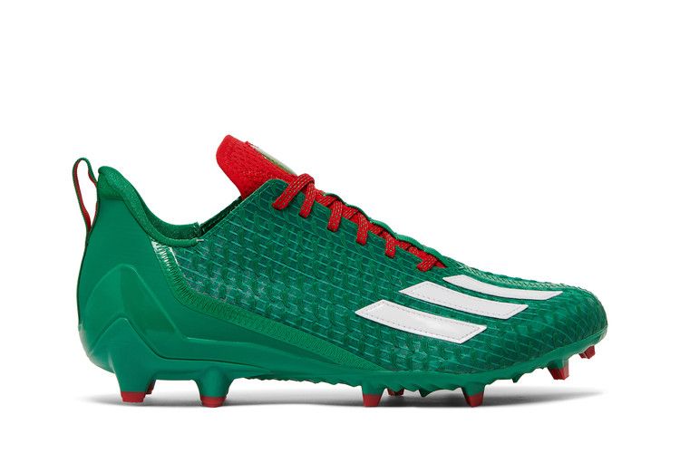 adidas Adizero Cleats 'Tabasco' — Team Green/Cloud White/Vivid Red