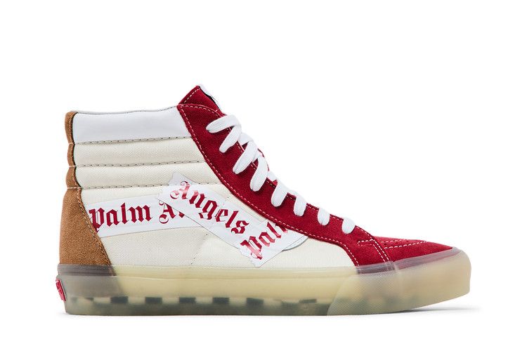 Palm Angels x Vans Sk8-Hi VLT LX 'Chili Pepper' — Chili Pepper/Chipmunk