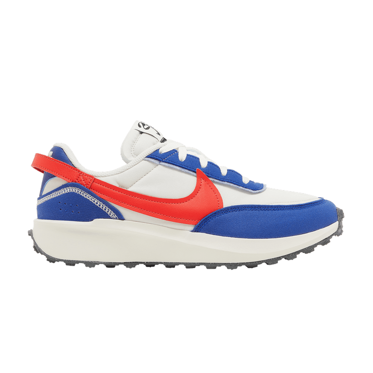 Nike Waffle Debut Swoosh 'Old Royal Habanero Red' — Phantom/Old Royal/Smoke Grey/Habanero Red