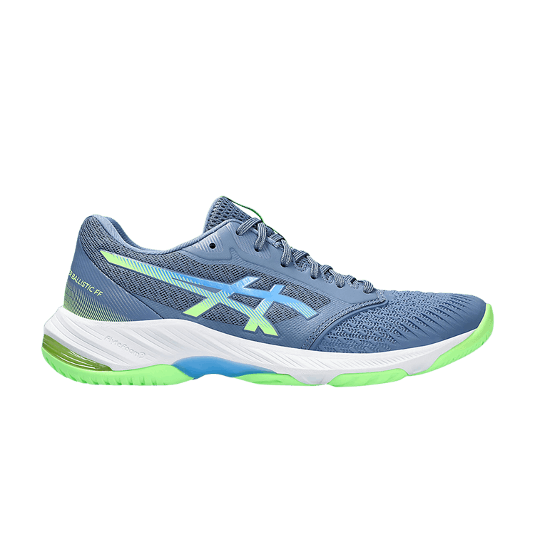 Asics Netburner Ballistic FF 3 'Denim Blue Lime' — Denim Blue/Waterscape