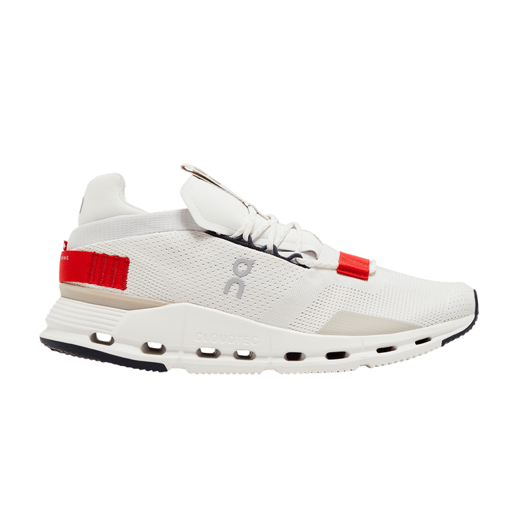 ON Cloudnova 'White Red' — White/Red