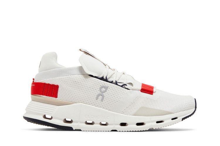 ON Cloudnova 'White Red' — White/Red