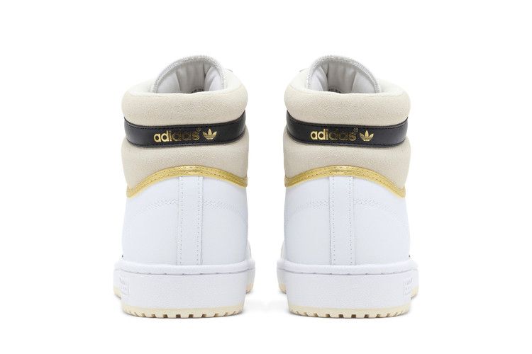 adidas Top Ten High 'White Black Gold' — Footwear White/Core Black/Cloud White