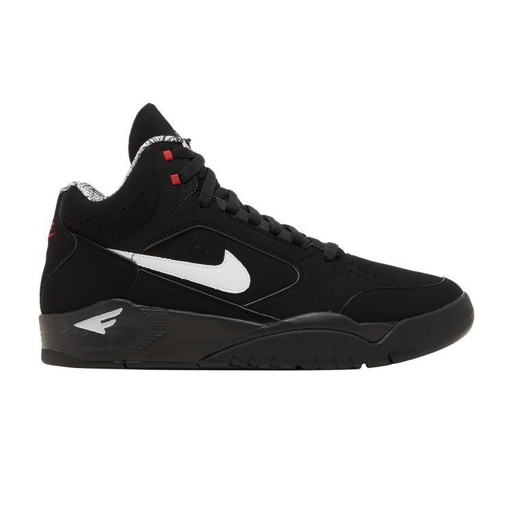 Nike Air Flight Lite Mid 'Black White' — Black/White/Varsity Red