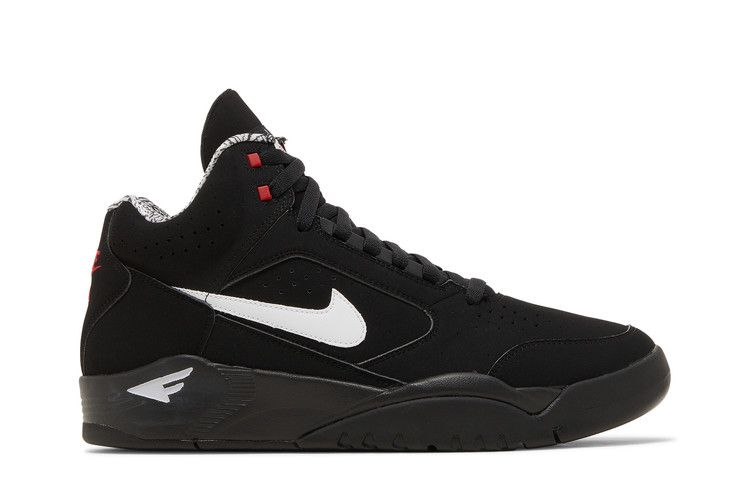 Nike Air Flight Lite Mid 'Black White' — Black/White/Varsity Red (2)