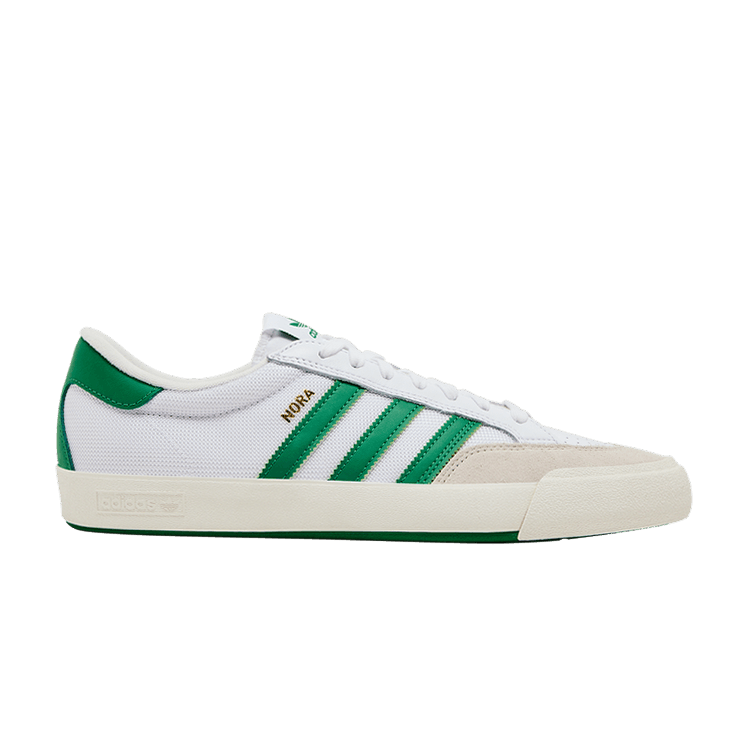 adidas Nora 'White Green' — Cloud White/Green/Cloud White