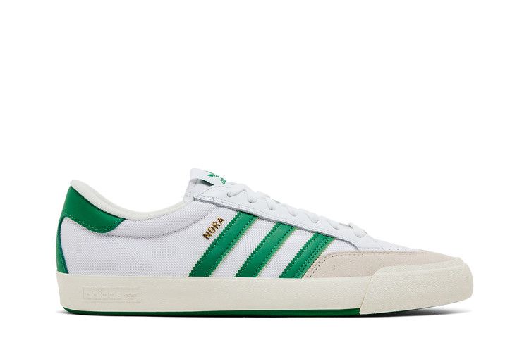 adidas Nora 'White Green' — Cloud White/Green/Cloud White