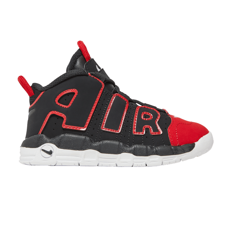 Nike Air More Uptempo TD 'Red Toe' — Black/University Red/White