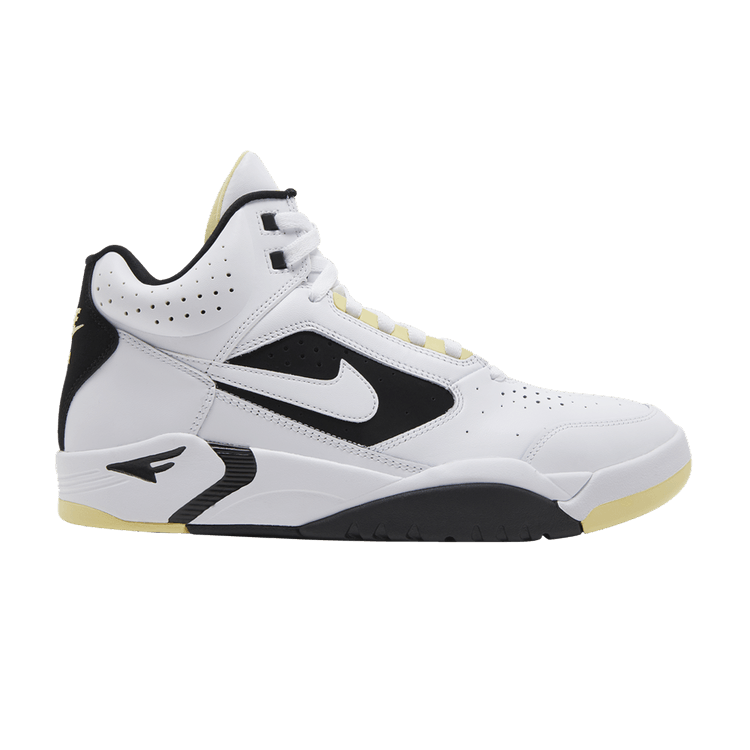 Nike Air Flight Lite Mid 'White Black Lemon' — White/White/Lemon/Black