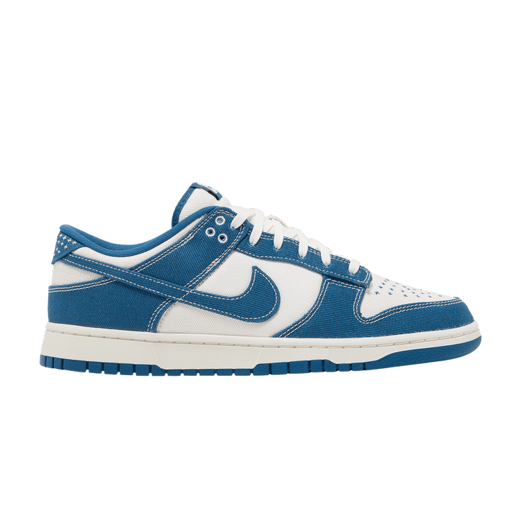Nike Dunk Low SE 'Sashiko - Industrial Blue' — Summit White/Summit White/Industrial Blue/Industrial Blue