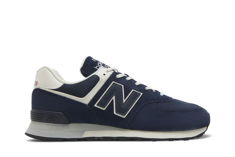 New Balance 574 'Navy White' — Navy/White