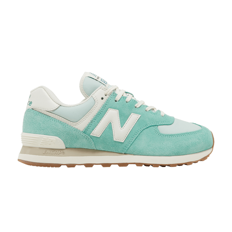 New Balance 574 'Green White Gum' — Green/White