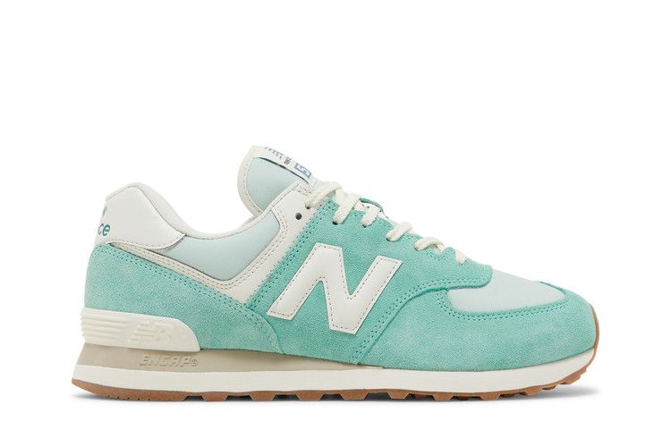 New Balance 574 'Green White Gum' — Green/White