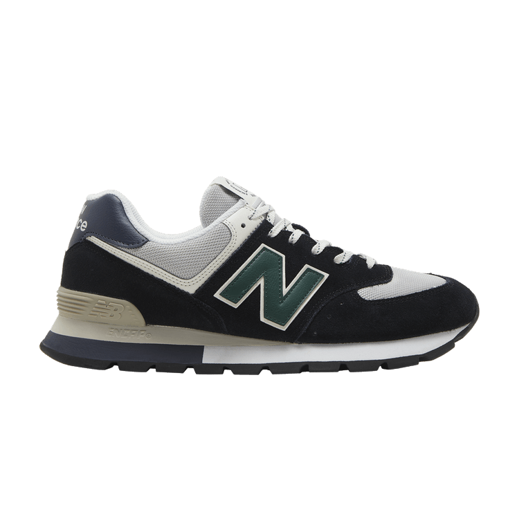 New Balance 574 Rugged 'Black Green' — Black/Green