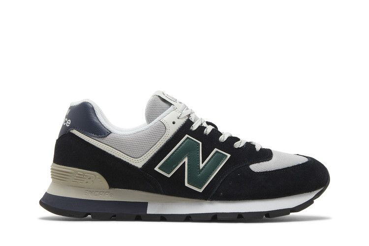 New Balance 574 Rugged 'Black Green' — Black/Green