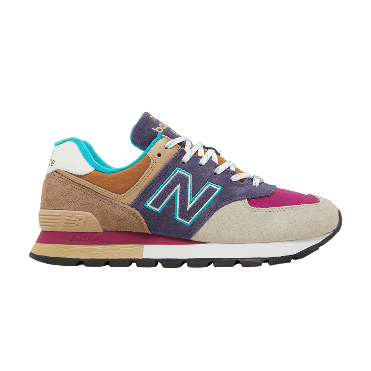 New Balance 574 Rugged 'Navy Brown' — Navy/Brown