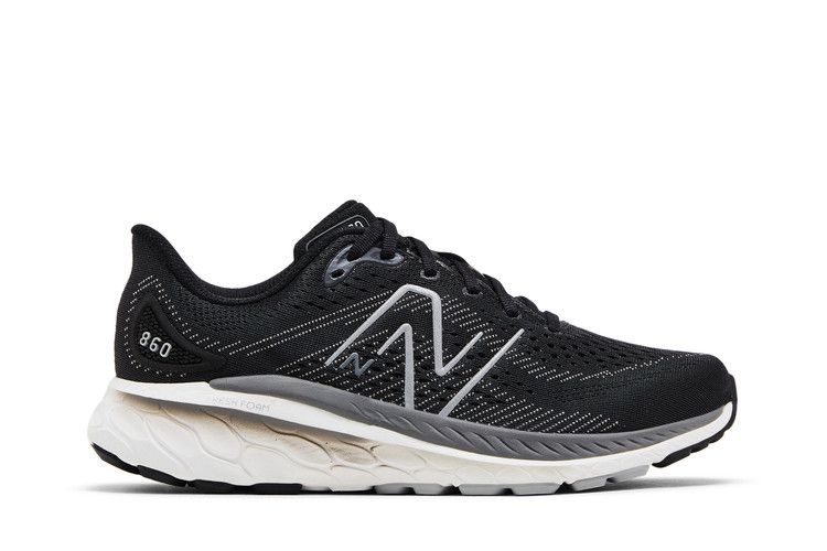 New Balance Wmns Fresh Foam X 860v13 2E Wide 'Black White' — Black/White/Castlerock