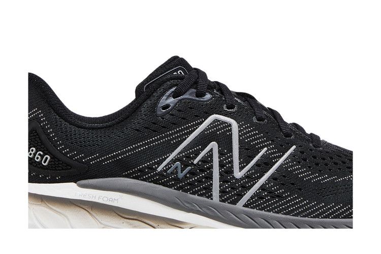 New Balance Wmns Fresh Foam X 860v13 2E Wide 'Black White' — Black/White/Castlerock