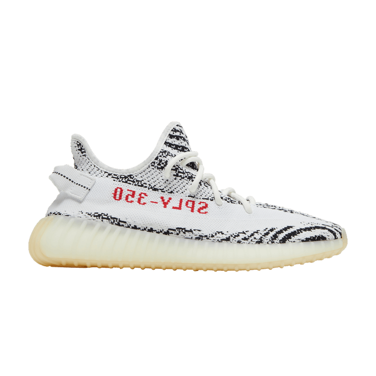 adidas Yeezy Boost 350 V2 'Zebra' 2017 — White/Core Black/Red