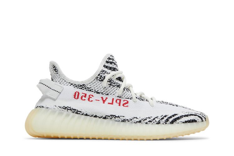 adidas Yeezy Boost 350 V2 'Zebra' 2017 — White/Core Black/Red