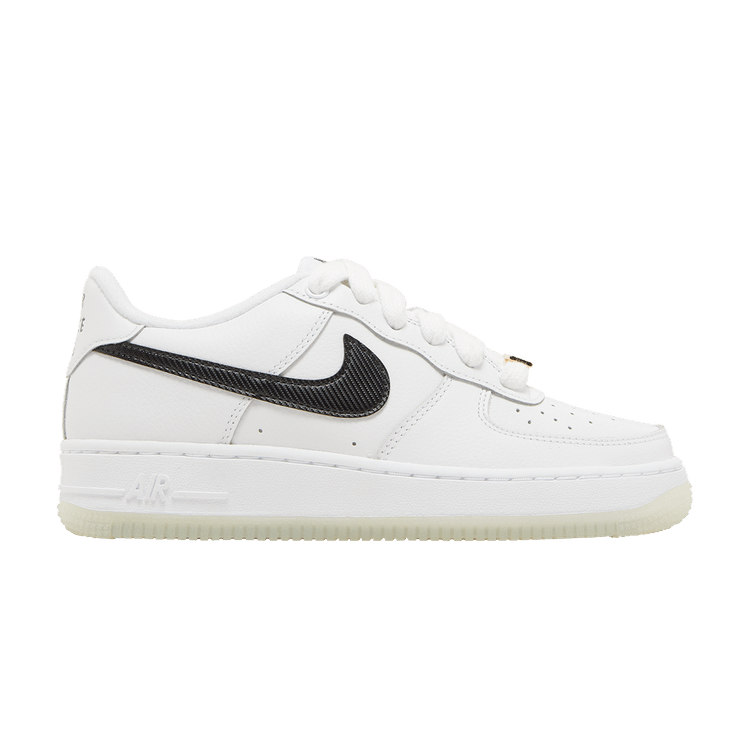 Nike Air Force 1 '07 GS 'Bronx Origins' — White/Black/Metallic Gold