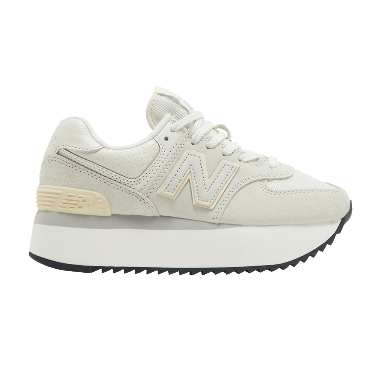 New Balance Wmns 574+ 'White Grey' — White