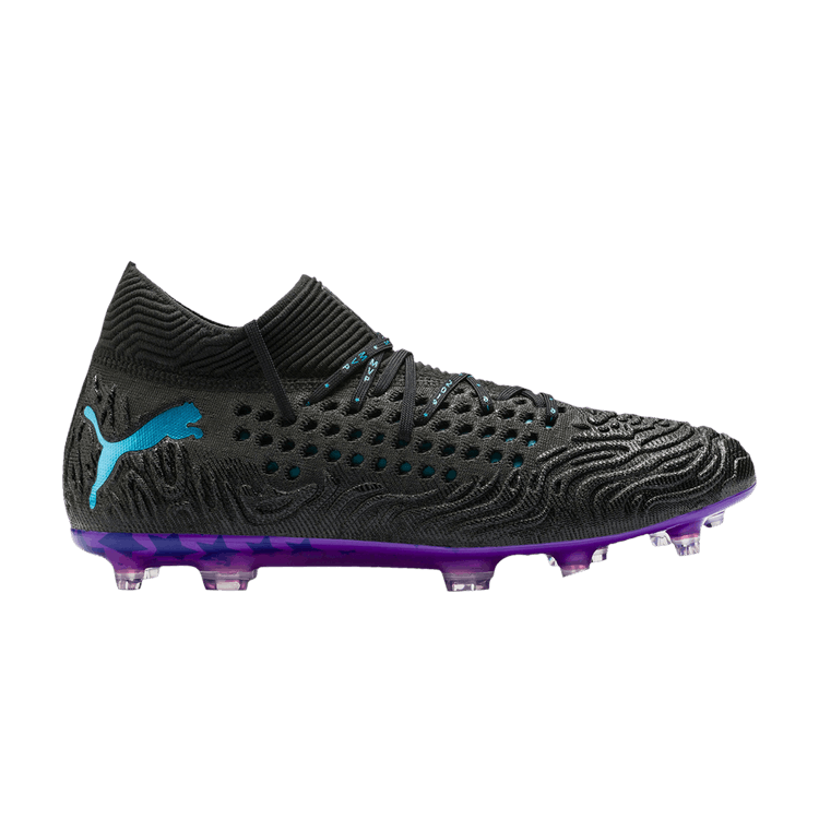Puma Future 19.1 MVP FG AG 'Charlotte' — Black/Caribbean Sea/Electric Purple/Shocking Orange