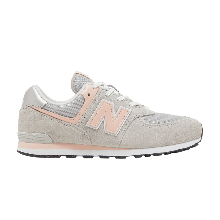 New Balance 574 Big Kid 'Core Pack - Rain Cloud Pink Haze' — Rain Cloud/Pink Haze