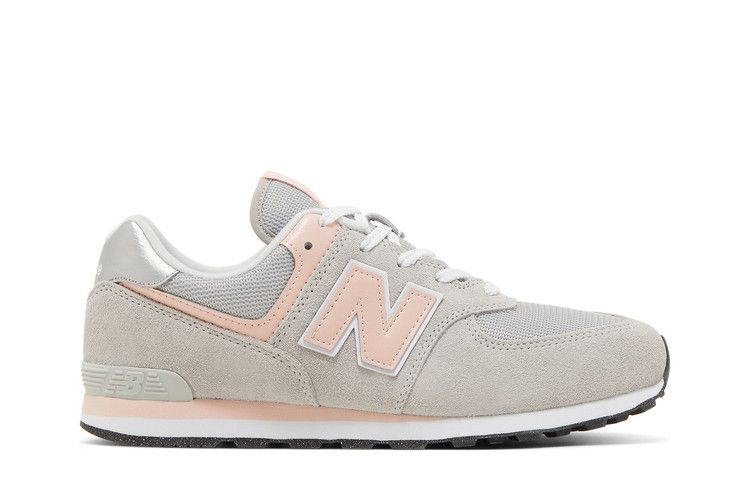 New Balance 574 Big Kid 'Core Pack - Rain Cloud Pink Haze' — Rain Cloud/Pink Haze