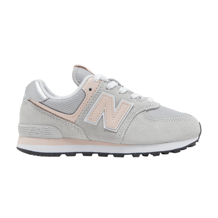 New Balance 574 Little Kid 'Core Pack - Rain Cloud Pink Haze' — Rain Cloud/Pink Haze