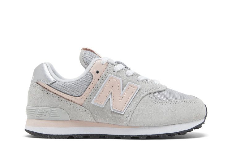 New Balance 574 Little Kid 'Core Pack - Rain Cloud Pink Haze' — Rain Cloud/Pink Haze