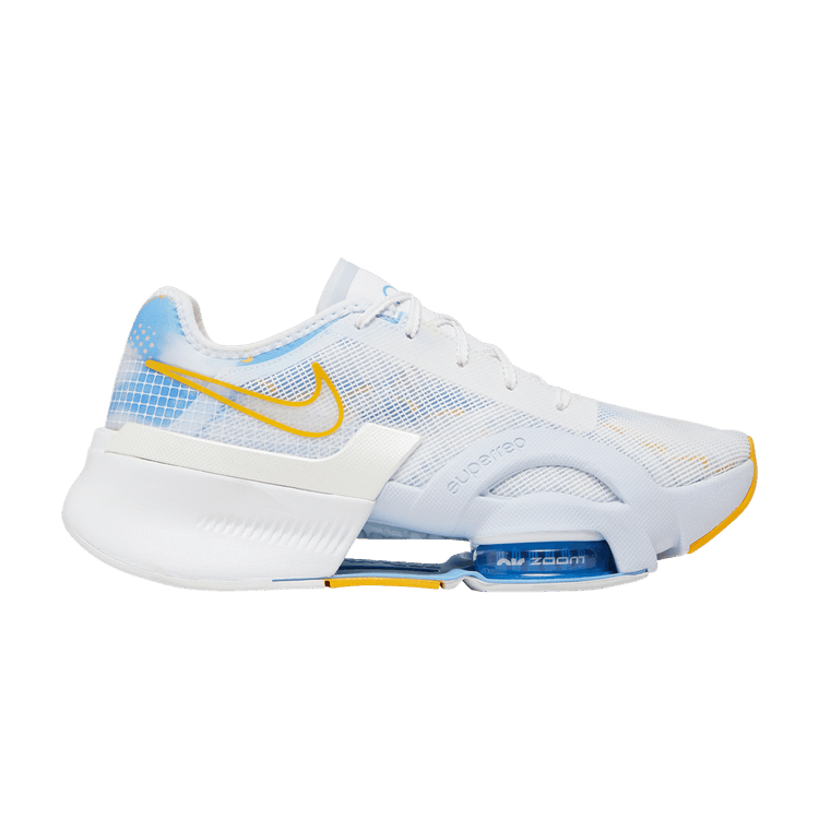 Nike Wmns Air Zoom SuperRep 3 'White University Gold' — White/Football Grey/University Blue/University Gold