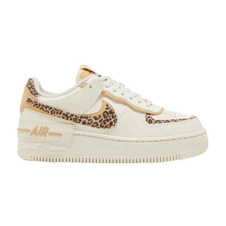 Nike Wmns Air Force 1 Shadow 'Leopard' — Sail/Sesame/Black/Multi-Color