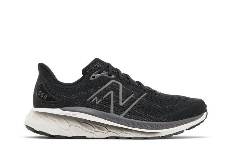 New Balance Fresh Foam X 860v13 2E Wide 'Black Magnet' — Black/White/Magnet