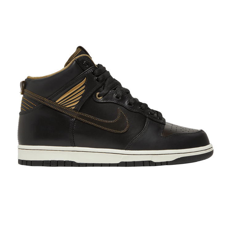 Pawnshop x Nike Dunk High SB 'Old Soul' — Black/Black/Metallic Gold