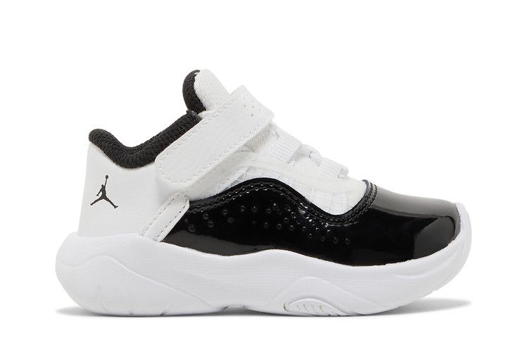 Air Jordan 11 CMFT Low TD 'White Black' — White/University Red/Black