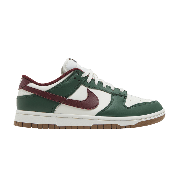 Nike Dunk Low 'Gorge Green Team Red' — Gorge Green/White/Team Red/Gum Medium Brown