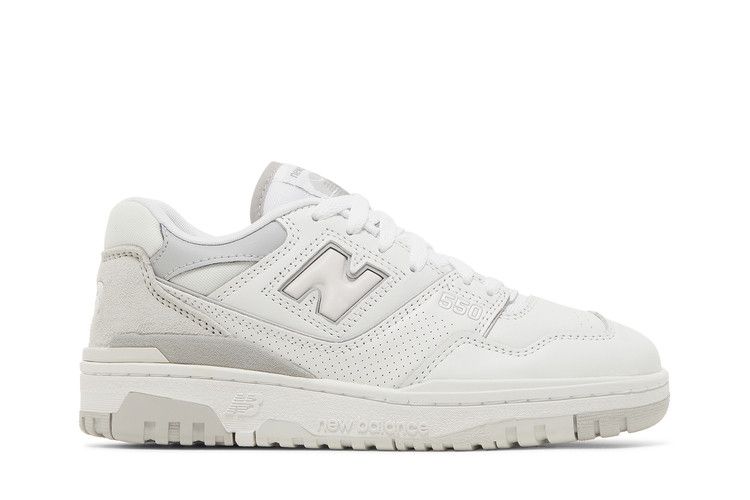 New Balance Wmns 550 'White Rain Cloud' — White/Rain Cloud/Light Aluminum