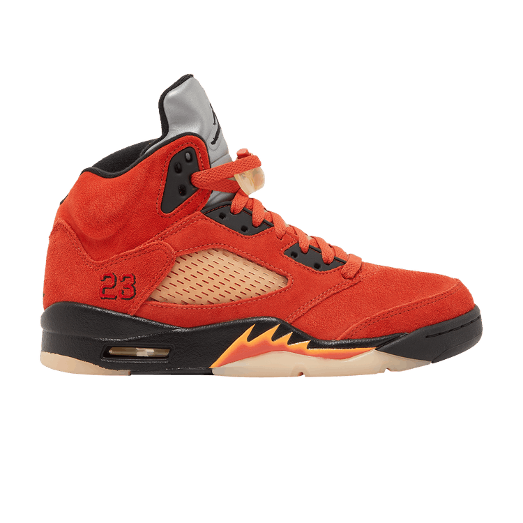 Wmns Air Jordan 5 Retro 'Dunk on Mars' — Martian Sunrise/Black/Fire Red/Muslin