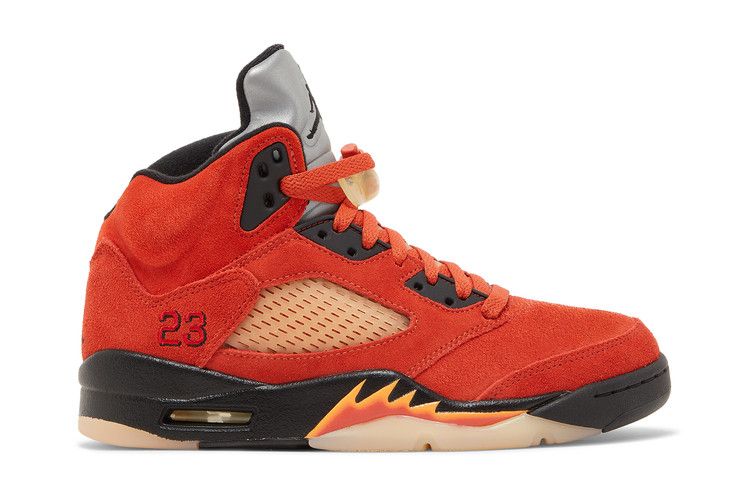 Wmns Air Jordan 5 Retro 'Dunk on Mars' — Martian Sunrise/Black/Fire Red/Muslin