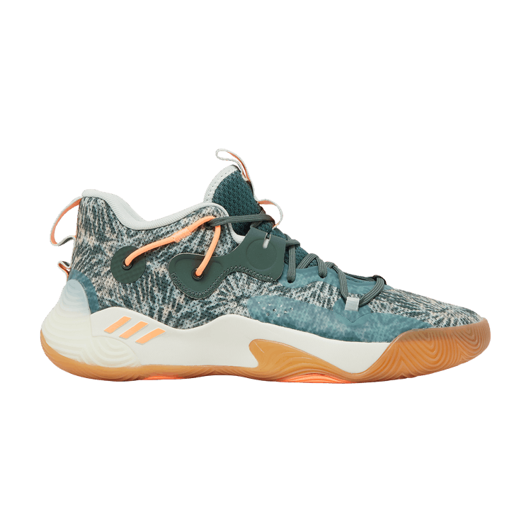 adidas Harden Stepback 3 'Tie-Dye - Green Oxide' — Green Oxide/Beam Orange/Off White
