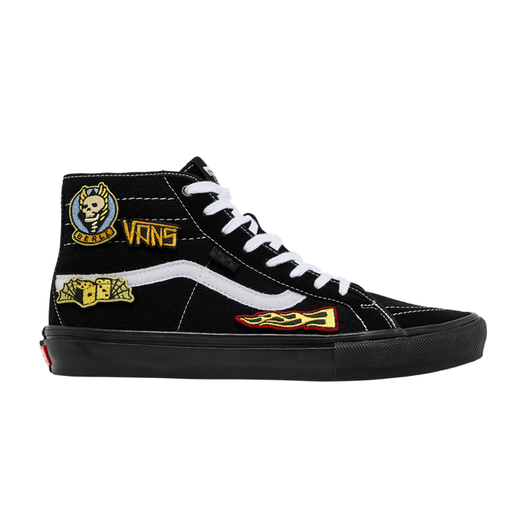 Elijah Berle x Vans Skate Sk8-Hi Decon 'Black' — Black/Black