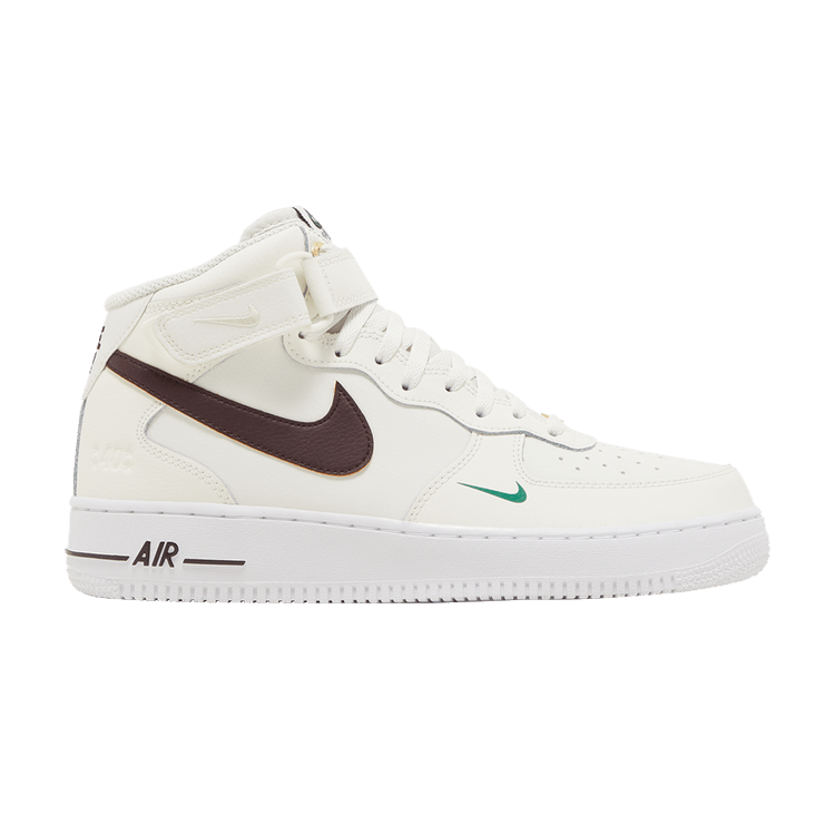 Nike Air Force 1 Mid '07 LV8 '40th Anniversary - Sail Brown Basalt' — Sail/Malachite/White/Brown Basalt