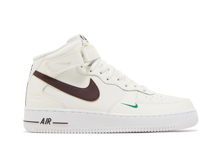 Nike Air Force 1 Mid '07 LV8 '40th Anniversary - Sail Brown Basalt' — Sail/Malachite/White/Brown Basalt (2)