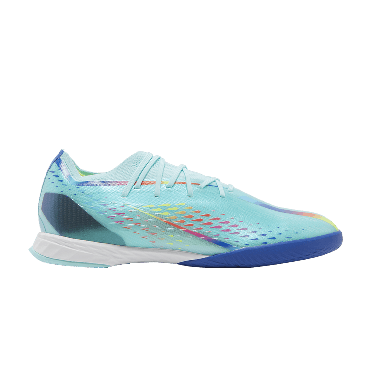 adidas X Speedportal.1 IN 'Al Rihla Pack - Clear Aqua' — Clear Aqua/Solar Red/Solar Yellow