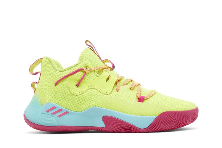 adidas Harden Stepback 3 'Solar Yellow Shock Pink' — Team Solar Yellow/Team Shock Pink/Core Black