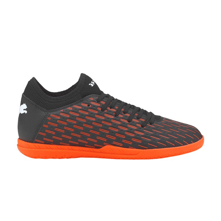 Puma Future 6.4 IT Jr 'Black Shocking Orange' — Black/White/Shocking Orange