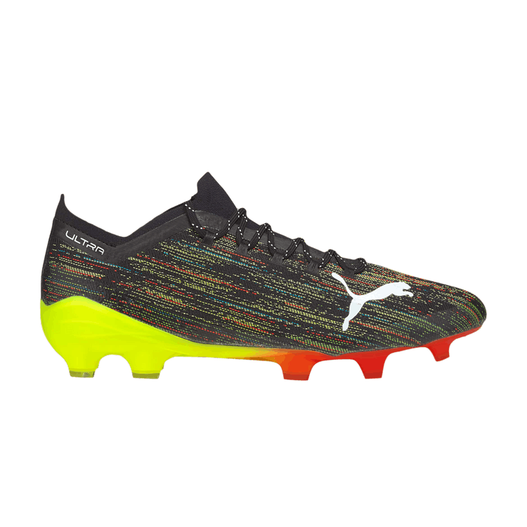 Puma Ultra 1.2 FG AG 'Black Yellow Alert' — Black/White/Yellow Alert